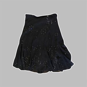 Le Chateau Y2K sequin midi skirt